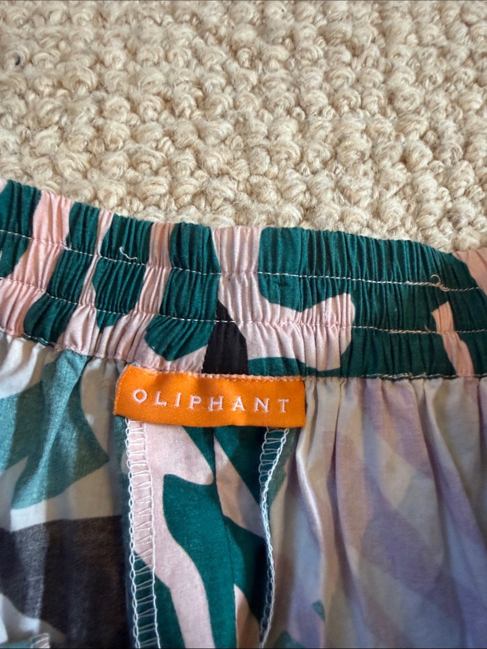 Oliphant Reef Magenta Floral Maxi Skirt in Purple, Blue & Green - Picture 2 of 4